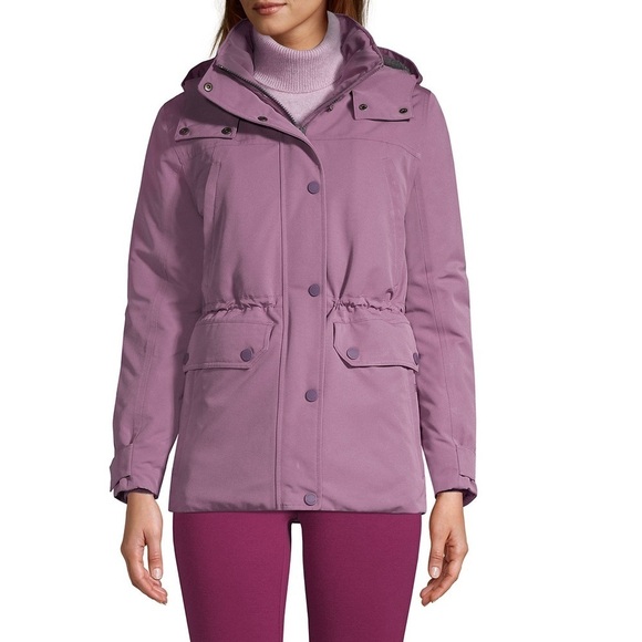 Lands’ End Mystical Grape Expedition Waterproof Winter Down Jacket Size 2X - Picture 1 of 11